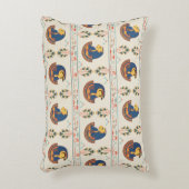 ベージュ装飾エジプトのテフナットパターン アクセントクッション (正面(垂直))