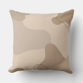 ベージュ調和 クッション (正面)