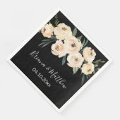 ベージュ赤面フローラオンブラック結婚ズ (コーナー)