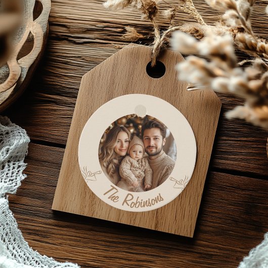 ベージュ金ゴールドエレガント天使 フェイバータグ