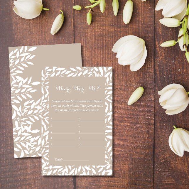 ベージュ離れのブライダルシャワーどこ我々のゲーム (クリエイターアップロード済み)