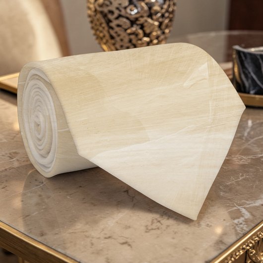 ベージュ タン 水彩 カスタム ネクタイ