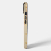 ベージュ+ネイビー+ゴールドの王冠がエレガントなユダのライオン Case-Mate iPhoneケース (裏面 / 左)