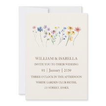 ベージュ パステル ワイルドフラワー モノグラム フォト