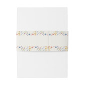 ベージュ パステル ワイルドフラワー 招待状ベリーバンド (裏面例)