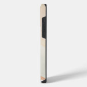 ベージュ ピンク パステル iPhoneケース (左側面)