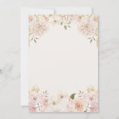 ベージュ＆ピーチの結婚式招待状 招待状 (裏面)