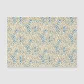 ベージュ&ブラウンコーラルリーフ 薄葉紙 (正面)