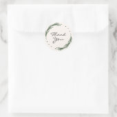 ベージュ ブラック シンプル サンクス カスタム ブランド ラウンドシール (バッグ)