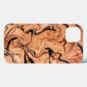 ベージュ ブラック マーブル iPhone 6 タフ エクストリーム Case-Mate iPhoneケース (裏面 (横))
