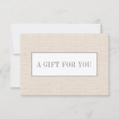 ベージュ |プレーンエレガントリネンルックシック (正面)