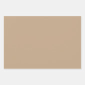 ベージュ ラッピングペーパーシート (正面3)