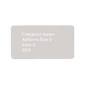 ベージュ ラベル (正面)