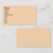 ベージュ 名刺 (正面/裏面)
