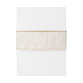 ベージュ&金ゴールド書結婚道の 招待状ベリーバンド (裏面例)