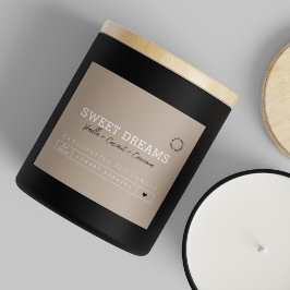 ベージュ | Black Candle製品ラベルシール フードラベル