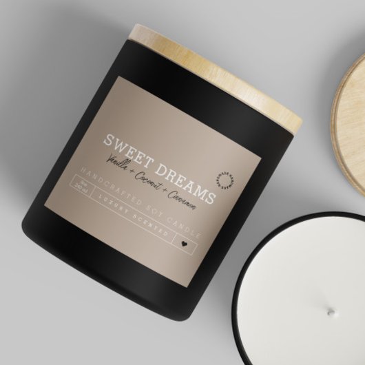 ベージュ | Black Candle製品ラベルシール フードラベル