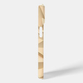 ベージュiPhoneケース ミニマリスト3Dデザイン Case-Mate iPhoneケース (裏面 / 右)