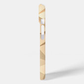 ベージュiPhoneケース ミニマリスト3Dデザイン Case-Mate iPhoneケース (裏面 / 左)