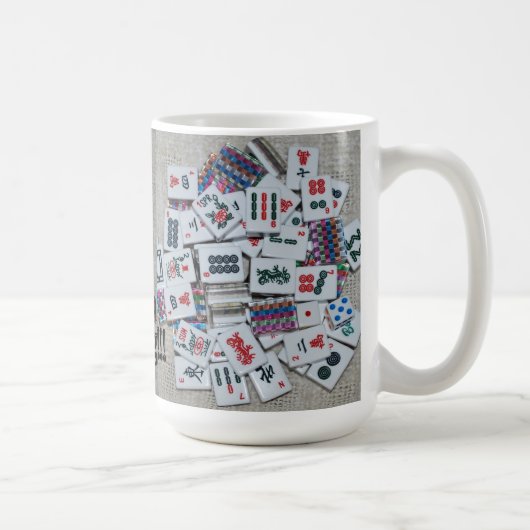 ベージュmahのjonggのマグ コーヒーマグカップ (右)