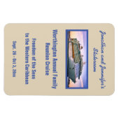 ベージュRFN2クルーズステートルームドアマーカー マグネット (横)