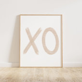 ベージュXO ポスター