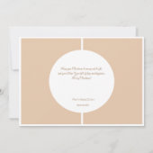 ベージョシンプルンコラージクリスマスフォトカード サンキューカード (裏面)