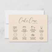 ベージーケ気にーキー指示カード ノートカード (正面)