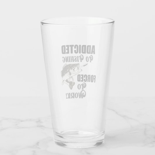 ベースおもしろい魚釣りワーク引用文スポーツホビー タンブラーグラス (裏面)