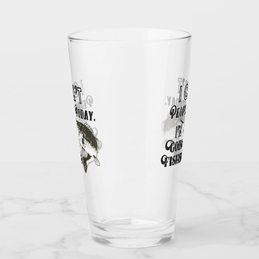 ベースおもしろい魚釣り引用文ピープルスポーツメンホビー タンブラーグラス (左)