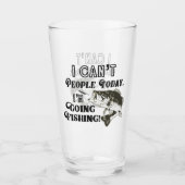 ベースおもしろい魚釣り引用文ピープルスポーツメンホビー タンブラーグラス (正面)