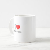 ベースが大好き蹴 コーヒーマグカップ (正面左)