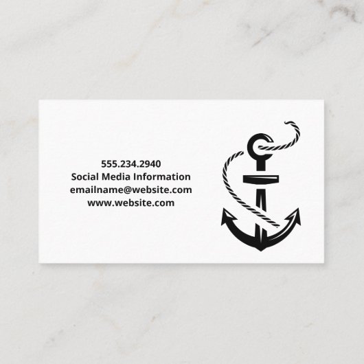 ベースといかり | 出荷波止場 | ライトハウス 名刺 (裏面)