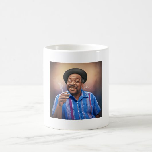 ベースのカウント コーヒーマグカップ (中央)