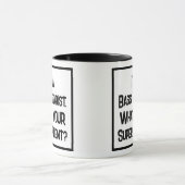 ベースのギタリストすごいの才能。2トーンコーヒーマグ マグカップ (中央)