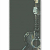 ベースのギタリストのギフト シール (正面)