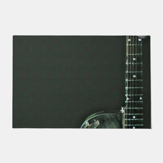 ベースのギタリストのギフト ドアマット (正面)