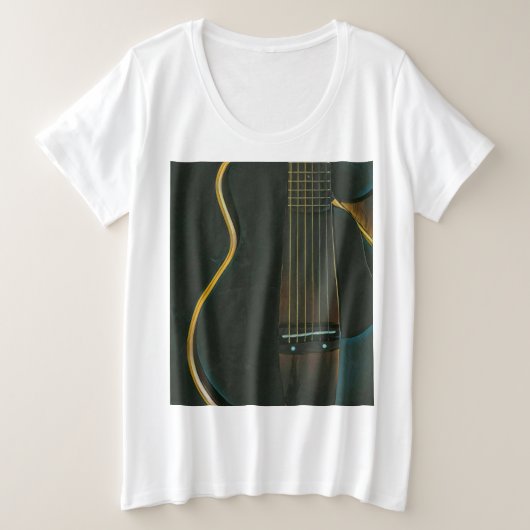 ベースのギタリストのギフト プラスサイズTシャツ (デザイン正面)