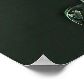 ベースのギタリストのギフト ポスター (角)