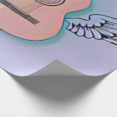 ベースのギタリストのギフト ラッピングペーパー (角)