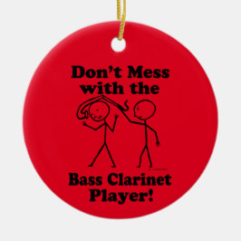 ベースのクラリネットプレーヤーのセラミックOと混乱してはいけない セラミックオーナメント