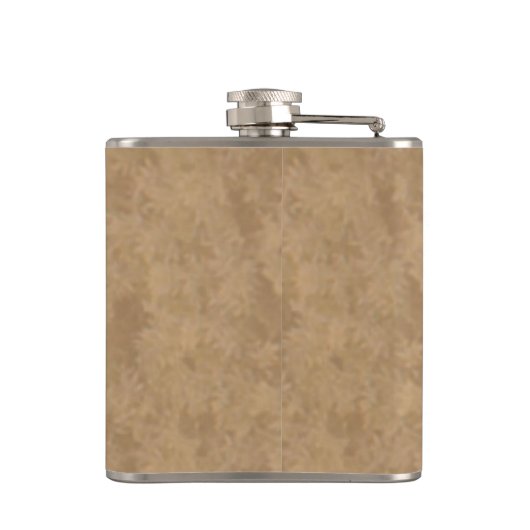 ベースのジャンプ大きなラック鹿の角を飲む フラスク (裏面)