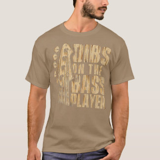 ベースのディブプレイヤーギタリストBassist Bass Gui Tシャツ