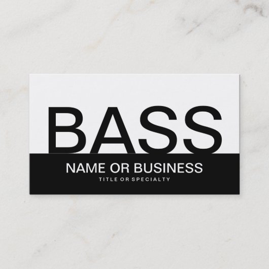 ベースはっきりした 名刺 (正面)