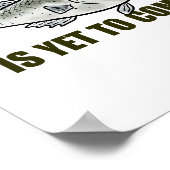 ベースはまだパンプン来の魚釣りだ ポスター (角)