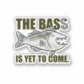 ベースはまだ来魚釣りプン・ビニールのシール シール (正面)