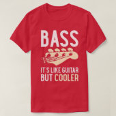 ベースはギターに似ているが、ギタクールーマッチング Tシャツ (デザイン正面)