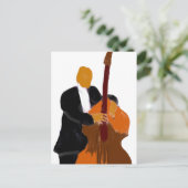 ベースを持つアップライトベース絵画プレーヤー ポストカード (スタンド正面)