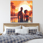 ベースカチオン#2 キャンバスプリント (インサイチュ (寝室))