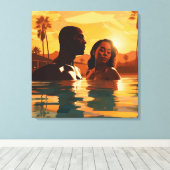 ベースカチオン#3 キャンバスプリント (インサイチュ (ウッドフロア))